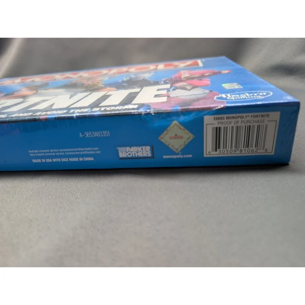 Fortnite Monopoly NEW SEALED Hasbro Gaming Property Trading Board Game